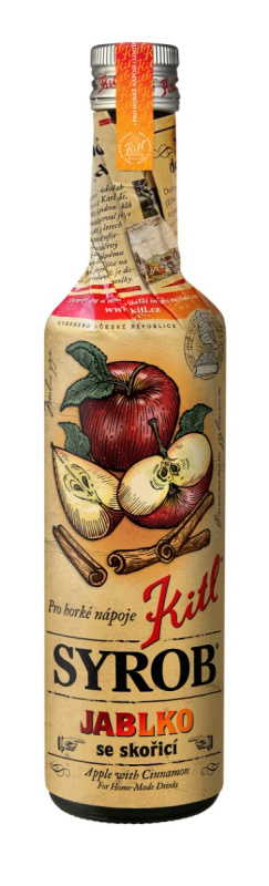 KITL Syrob horký nápoj jablko se skořicí 500 ml