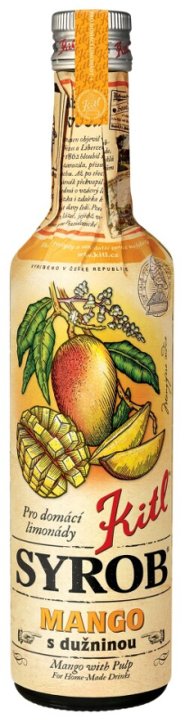 Sirup Kitl Syrob - mango s dužinou, 0,5 l