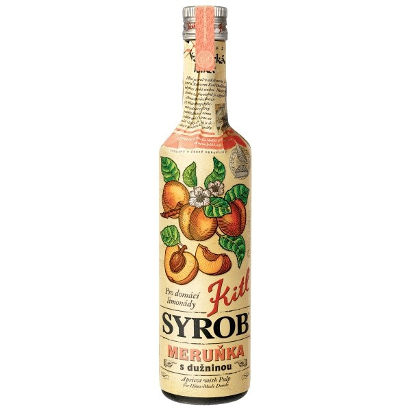 Kitl Syrob Meruňka s dužninou sklo