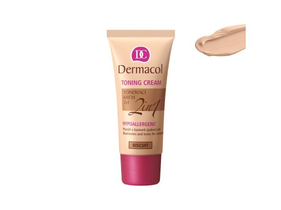 DERMACOL Tónovací krém 2v1 odstín Biscuit 30 ml