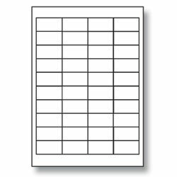 Samolepicí etikety SK Label - 48,5 x 25,4 mm, 4000 etiket 9571 bílé
