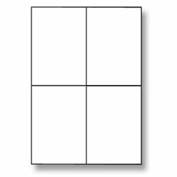 Coveris - adresní etikety - 105×148 mm, 400 etiket