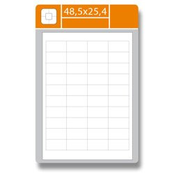 Coveris Gloss - samolepicí etikety - 48,5 × 25,4 mm, 4000 etiket