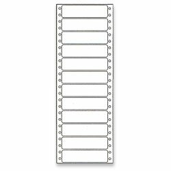 Samolepicí tabelační etikety SK Label - jednořadé, 89,0 x 23,4 mm, 6 000 ks