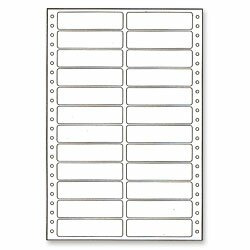 Coveris - nekonečné tabelační etikety - 89×23,4 mm, dvouřadé, 500 listů