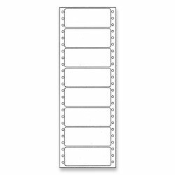 Coveris - tabelační etikety - 89×36,1 mm, jednořadé, 25 listů