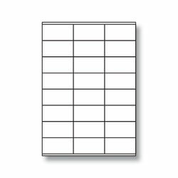 OA - samolepicí etikety - 70,0×36,0 mm, 2400 etiket