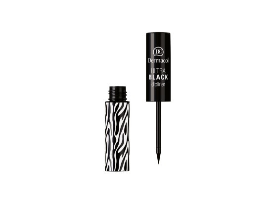 Dermacol Black Sensation Ultra Black tekuté oční linky odstín Black 2.8 ml