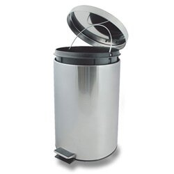 Metal - pedálový odpadkový koš - 20 l, výška 46 cm