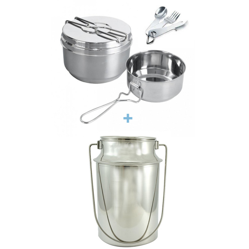 HOME ELEMENTS Ešus s příborem a bandaska, 3 l
