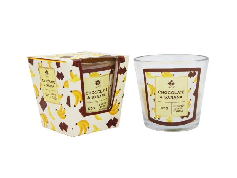 ARÔME - Čokoláda & banán  Vonná svíčka 120 g