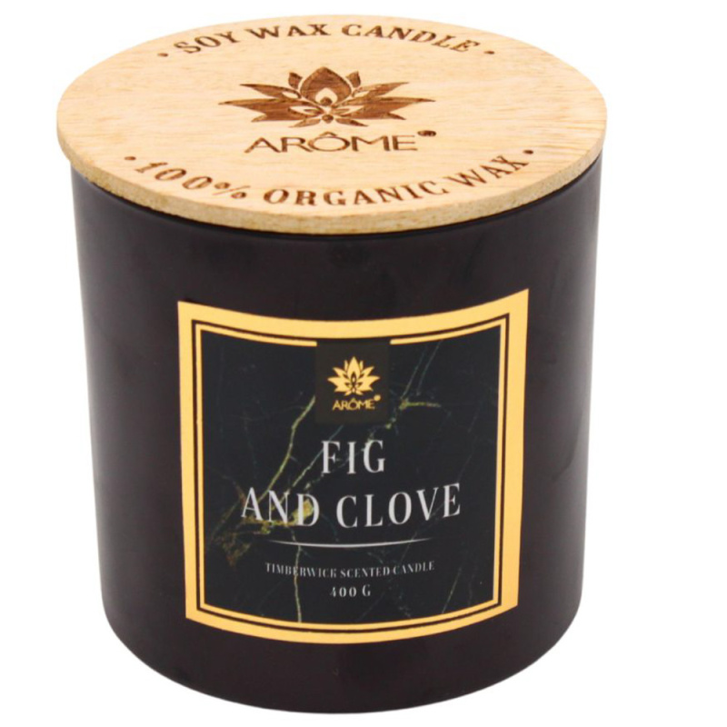 ARÔME - Fík a hřebíček  Vonná svíčka 400 g