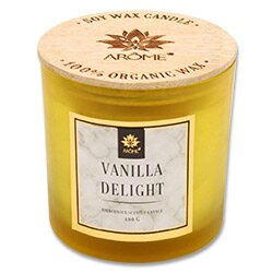 Arôme - vonná svíčka s dřevěným knotem - Vanilla Delight