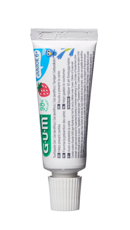 GUM Sunstar GUM Junior dětská zubní pasta pro školáky (6-12 let), 12 ml