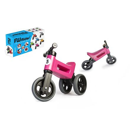 Odrážedlo Funny Wheels Rider Sport 2v1 v krabici – Růžové