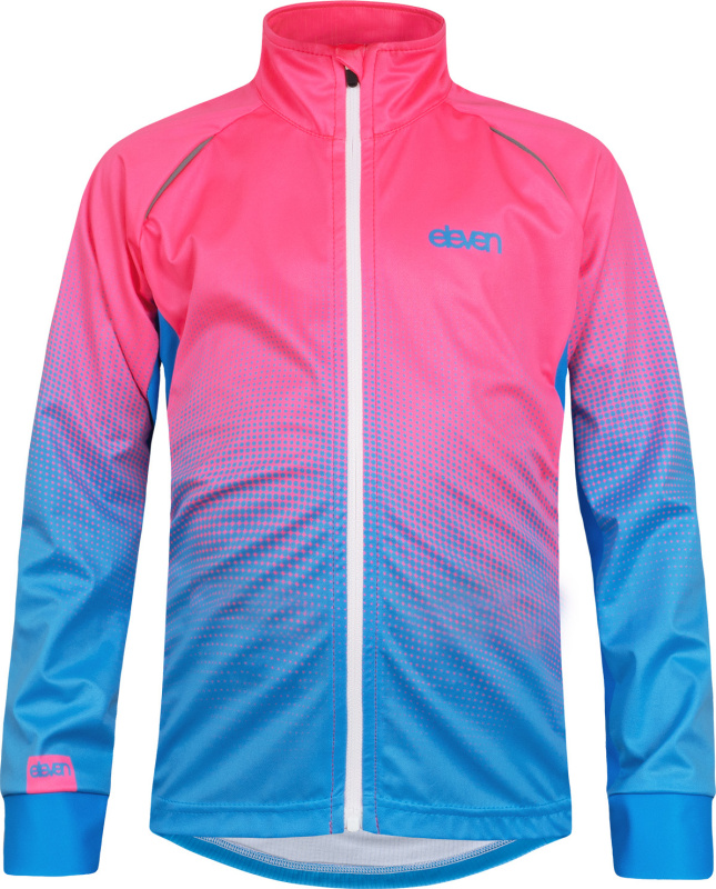 Dětská cyklistická bunda ELEVEN Neo Pink Velikost: 116-122