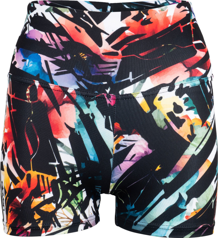 Dámské elastické mini šortky Eleven Laura Euphoria Black Velikost: XS