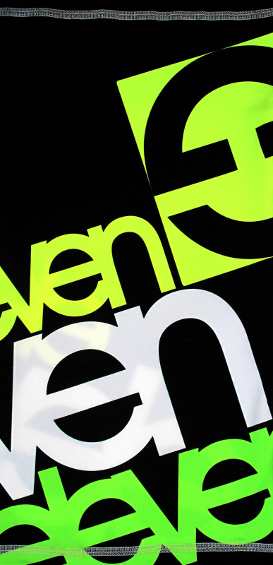Multifunkční šátek ELEVEN Fluo Black Velikost: UNI