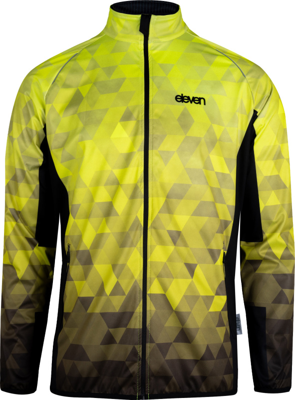 Pánská lehká bunda ELEVEN Clark Tripeak Fluo žlutá Velikost: M