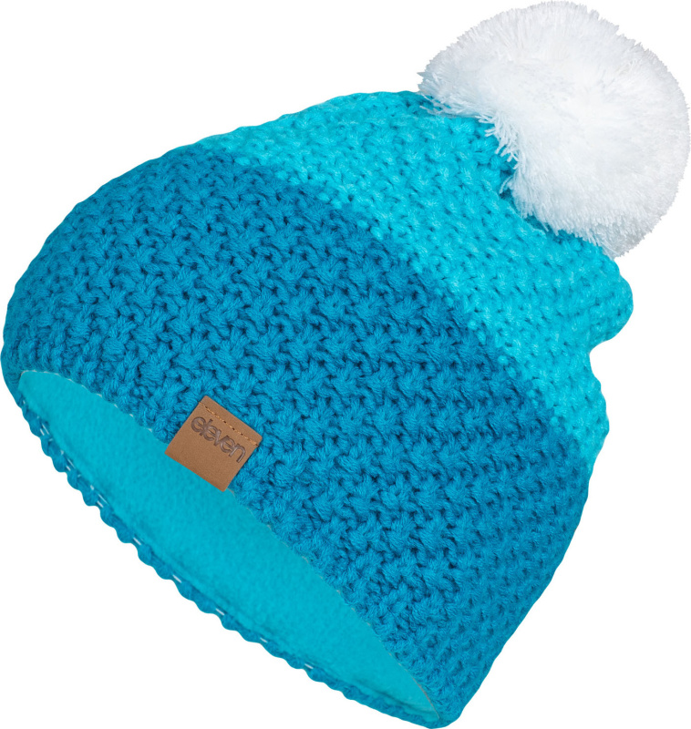 Pletená čepice ELEVEN Mad Blue/White Velikost: UNI
