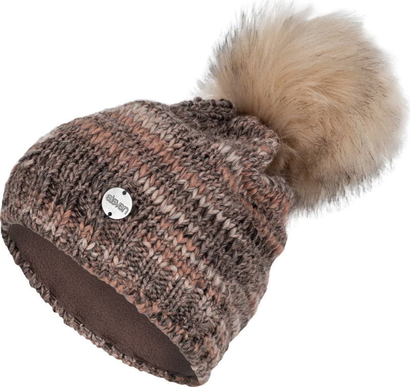 Pletená čepice ELEVEN Sia Brown Velikost: UNI