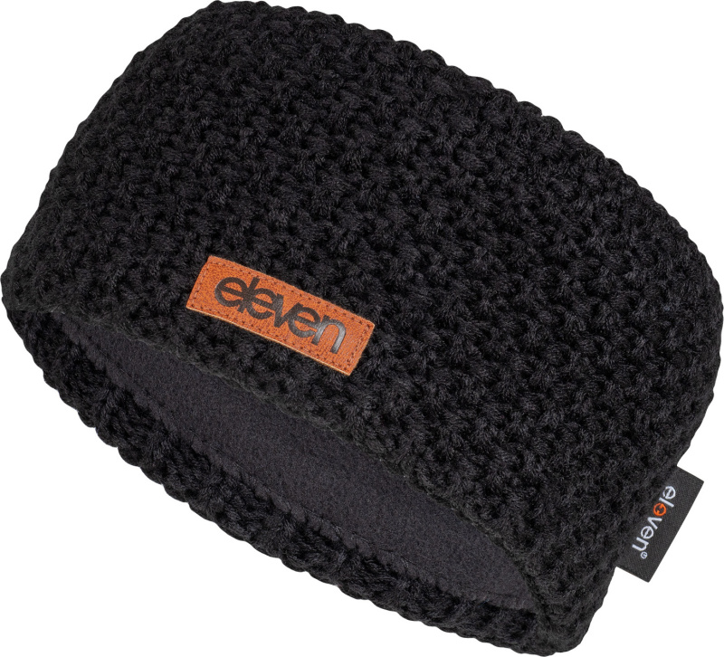 Pletená čelenka ELEVEN Black Velikost: UNI