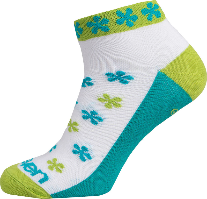 Sportovní ponožky ELEVEN Luca Flower Green Velikost: L (42-44)