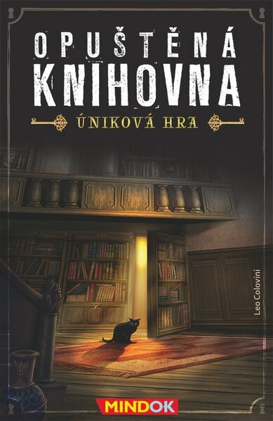 Opuštěná knihovna - Úniková hra - Leo Colovini - hra z kategorie Party hry