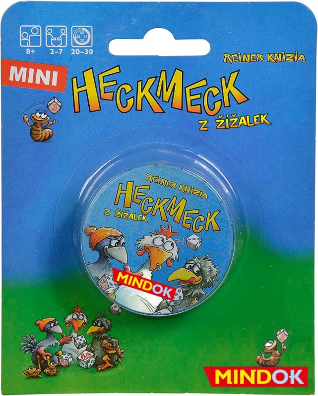 Heckmeck z žížalek (miniplechovka) - Reiner Knizia
