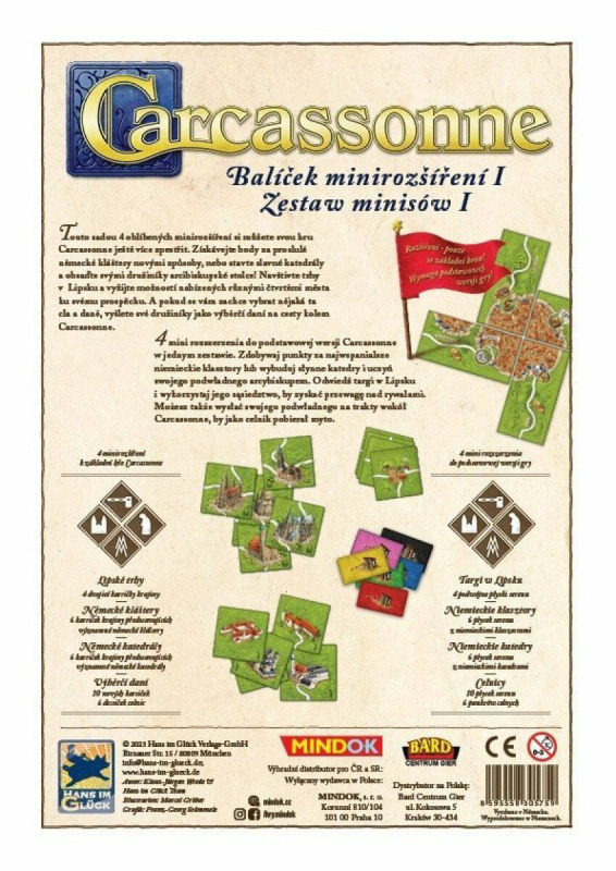 Mindok Carcassonne 2. edice Opatství a starosta