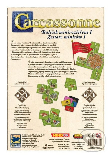 Mindok Carcassonne 2. edice Opatství a starosta