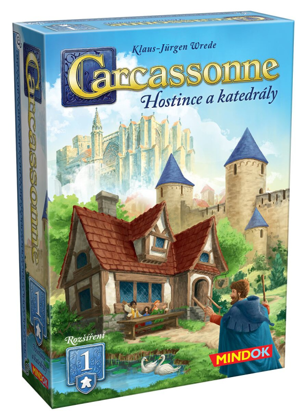 Carcassonne 1: Hostince a katedrály 2025 (rozšírenie) - hra z kategorie Vzdělávací hry