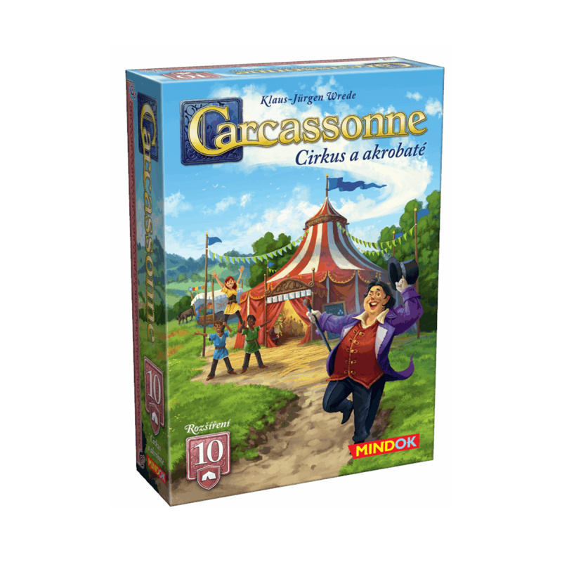 Carcassonne 10: Cirkus a akrobaté 2025 (rozš.)