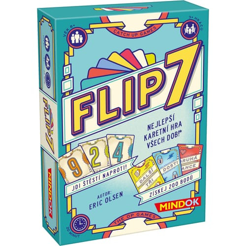 Flip 7 – svižná párty hra pro 3+ hráče