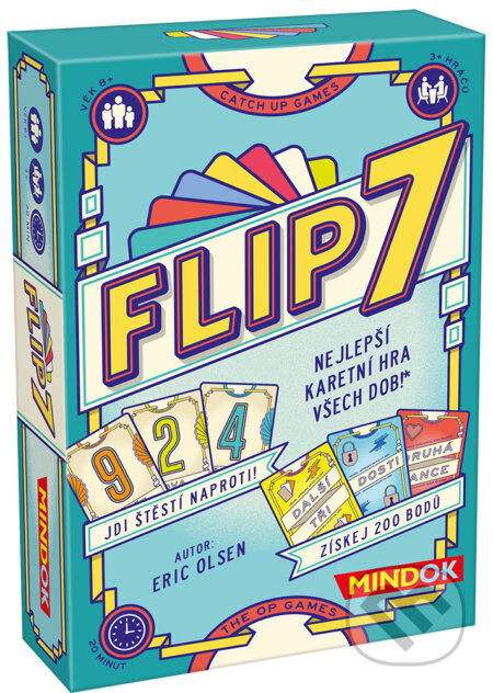 Flip 7 – svižná párty hra pro 3+ hráče