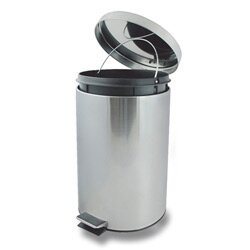 Metal - pedálový odpadkový koš - 12 l, výška 40 cm