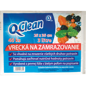 Q Clean zamraz sáčky25x35cm,3l(40ks/sac)