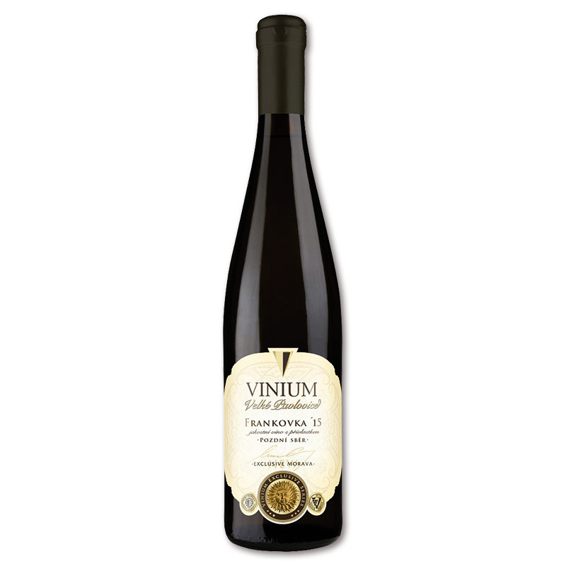 Červené víno Frankovka ps 2015, 0,75 l