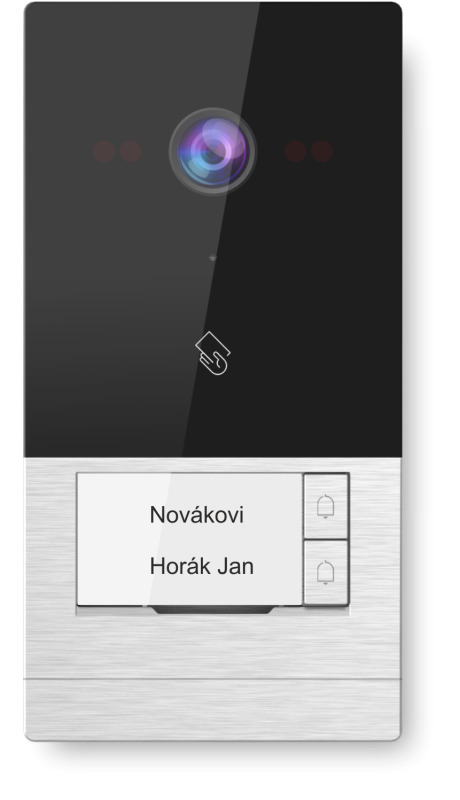 CZPHONE 5005001005 DV OS17: Tablo Lite - 2 tlačítka + čtečka