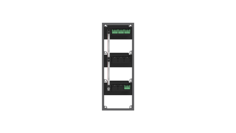 CZPHONE 5005005007 DV: GA3-S - Box na zeď pro 3 svislé moduly - pro modulární tablo v systému DV ePa