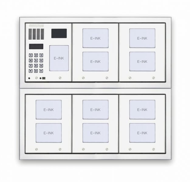 Tablo zvonkové CZECHPHONE 4004005773, E-INK DUO+, 124 jmenovek