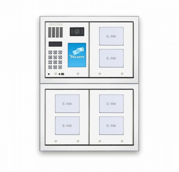 Tablo zvonkové CZECHPHONE 4004005927, E-INK MELODY, 66 jmenovek