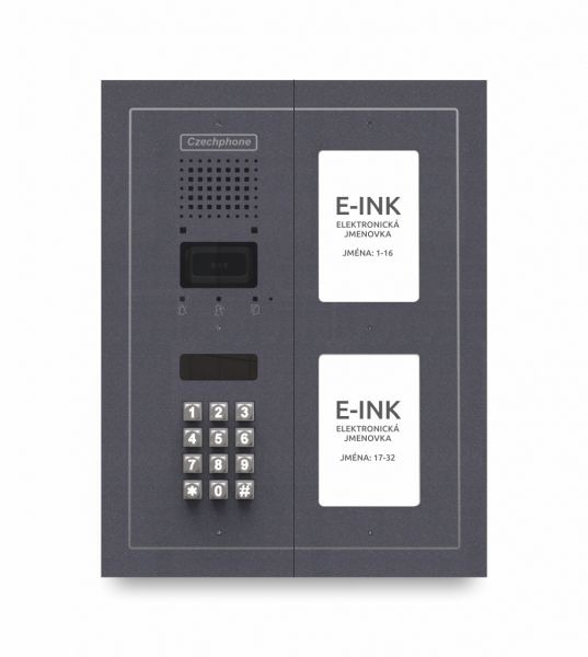 CZPHONE 4004091004 S elektronickým papírem (E-INK) FlatLine: ANTRACIT - DUO Standard: klávesnice až