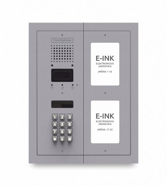 CZPHONE 4004091005 S elektronickým papírem (E-INK) FlatLine: SVĚTLE ŠEDÁ - DUO Standard: klávesnice