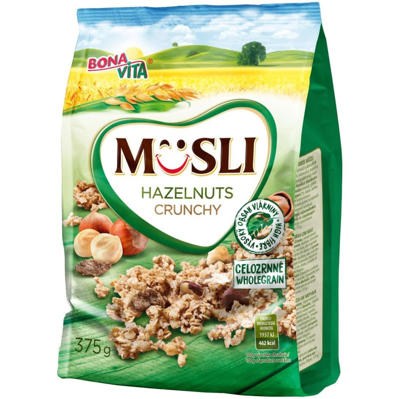 Bonavita Crunchy Müsli lískový oříšek