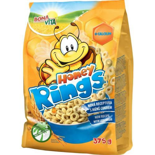 BonaVita cereálie Honey Rings 375g