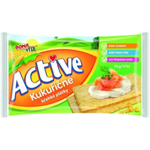 Bonavita křehké plátky grahamové active 70g