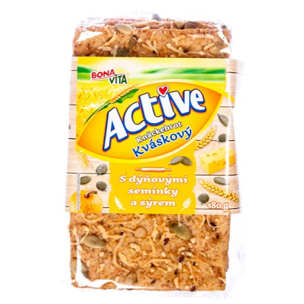 BONAVITA Knackebrot dýňové semínko/sýr 180 g
