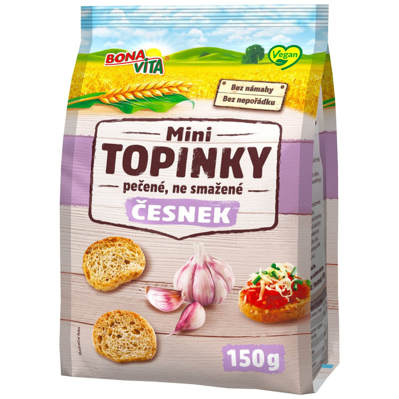 Bonavita Mini topinky s česnekovou příchutí