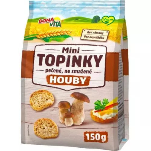 Bonavita mini topinky houby 150g